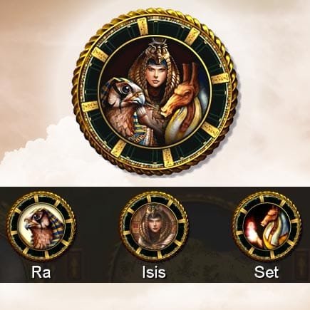 Dioses Egipcios en Age of Mythology: Rá, Isis y Set