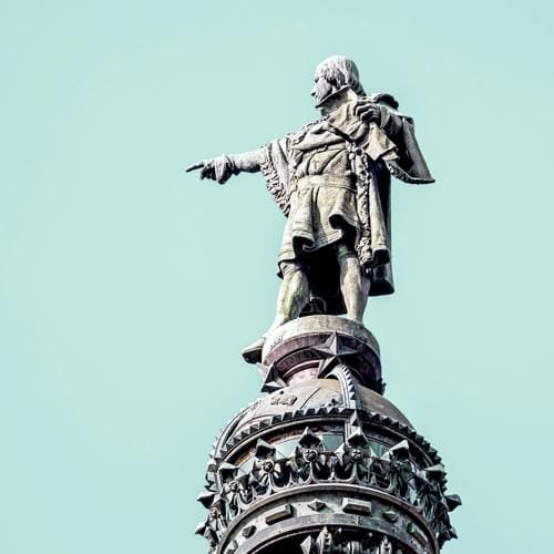 Monumento a Cristobal Colón en Barcelona